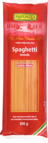 Spaghetti semola, extra dünn