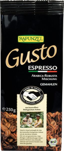 Espresso Gusto, gemahlen
