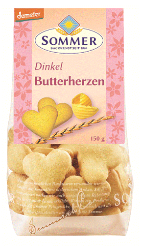 Dinkel Butter Herzen