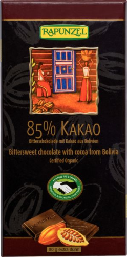 Bitter Schokolade 85% Kakao