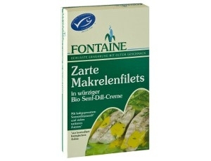 Makrelenfilets in Senf-Dill-Creme