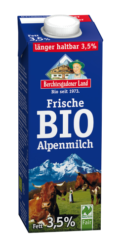 Alpen Vollmilch, länger haltbar, 3,8% Tetra Pack
