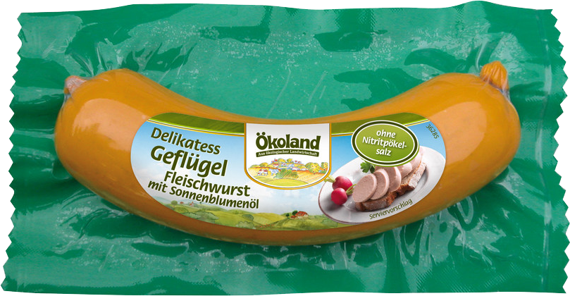 Delikatess Geflügel Fleischwurst - BIOMARKT Gaismannshof Lieferservice