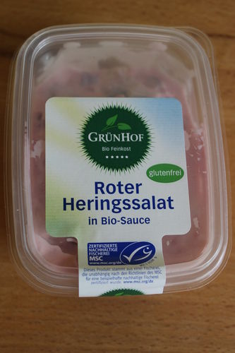 Roter Heringssalat in Bio-Sauce (Grünhof)